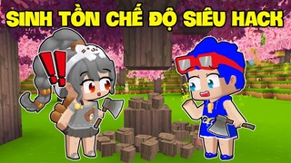 SAMMY CÙNG PHONG CẬN THỬ THÁCH 24H SINH TỒN CHẾ ĐỘ SIÊU HACK TRONG LÀNG HERO TEAM MINI WORLD