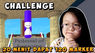 CHALLENGE MOMON HARUS DAPAT 120 MARKER DALAM WAKTU 20 MENIT feat @BANGJBLOX  | ROBLOX