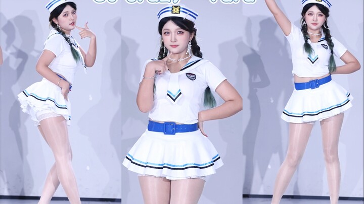 o8o8～Even round faces can be sexy & cute｜【Tara - Totally Crazy】Super Cute Sailor Suit Cover Dance