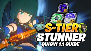 STUNS EVERYTHING!! QINGYI Build & Guide | Best W-Engines, Drive discs & Teams | Zenless Zone Zero
