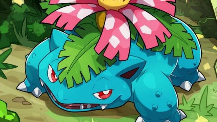 Venusaur Si Pokemon Air Yang Sangat Kuat