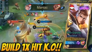 BUILD 1X HIT K.O!! COBA SKIN BREN ESPORTS AUTO MANIAC!!