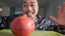 ** ASMR Pomegranate Fruit** - Sensitive Sounds Of Peeling + Eating & Cutting