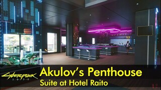 Mikhail Akulov's Penthouse Suite (at Hotel Raito) | Cyberpunk 2077