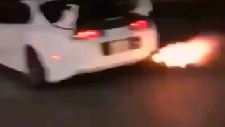 Fire spitting supra!