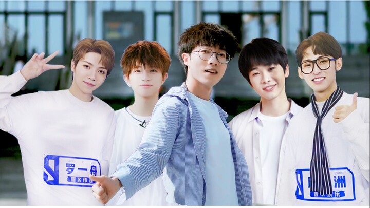 UP ร่วมกับ หลัวอีโจว, หลิวกว่านโยว, เหลียนหวยเหวย และถังจิ่วโจว เต้นเพลง “We Rock” ที่โรงเรียน เป็นค