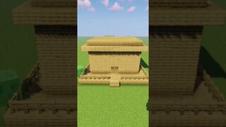 how to make minecraft simple house #minecraft #shorts #youtubeshorts