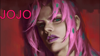 [Vẽ digital] Diavolo và Doppio trong JoJo! Boss thần bí nhất