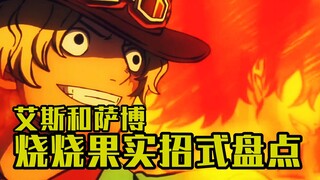 自然系烧烧果实，艾斯和萨博所开发招式一览