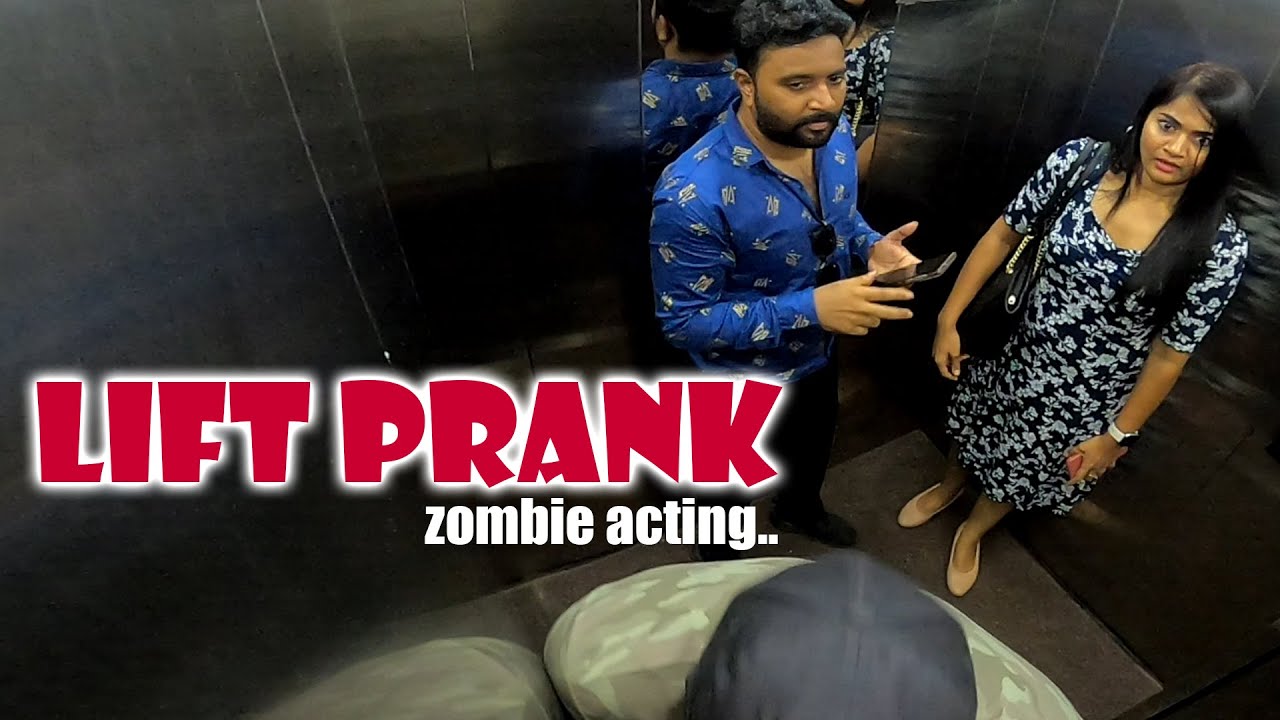 LIFT PRANK TELUGU | Zombie in Lift Prank | FunPataka - Bilibili