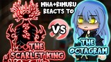 MHA/BNHA+Rimuru Reacts to SCP "The Scarlet King" VS. The Octagram || Gacha Club ||
