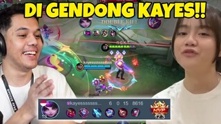 Moment Bersejarah dalem hidup gw!! Kayes Makin Jago Sampe gw di Gendong!! - Mobile Legend