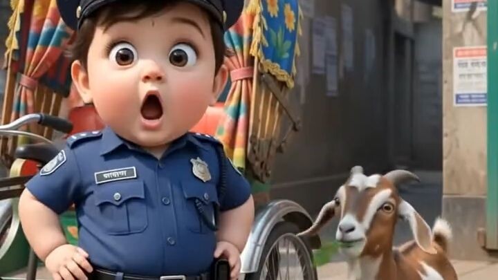 ছাগল যখন রিকশার ড্রাইভার! 🐐🚓