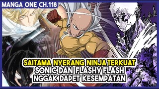 (Manga One 118) - Saitama NGALAHIN NINJA TERKUAT!!! Sonic & Flashy Flash Nggak Dapat Jatah!!