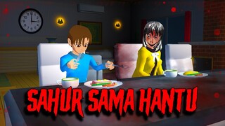 SAHUR SAMA HANTU | HORROR MOVIE SAKURA SCHOOL SIMULATOR