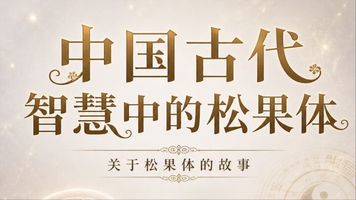 中国古代智慧中的松果体#松果体 #松果体呼吸