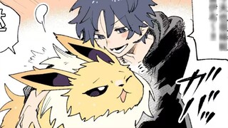 My friend's curly-haired Jolteon