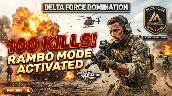 INSANE 100-KILL MATCH! Rambo Mode Unleashed