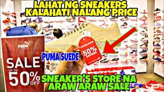 SNEAKER'S STORE ARAW ARAW SALE LAHAT NG SHOES BAGSAK PRESYO NA MAY BAGS & APPARELS PA PANALO DITO.