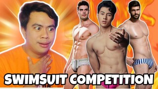 ATEBANG REACTION | MISTER GLOBAL 2022 PRELIMINARY SWIMWEAR COMPETITION #misterglobal2022