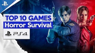 Top 10 HORROR Survival Games For PS4