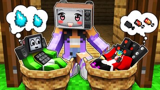 JJ and Mikey are ORPHANED? APHMAU took in JJ and MIKEY's orphans in Minecraft - Maizen