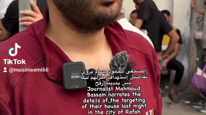 Jurnalis palestine kehilangan saudara laki-laki dan anggota keluarganya