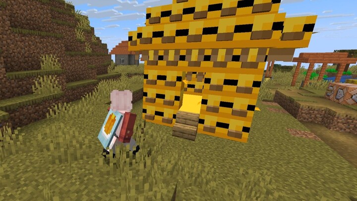 “Minecraft” Trying to Build a House Using Snapshot Chickens