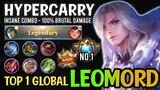 Cara Bermain Leomord ! Hypercarry ! Top Global Leomord