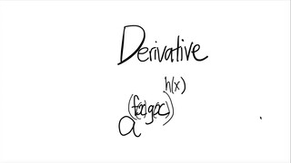 derivative a^(f(x)g(x))^h(x)