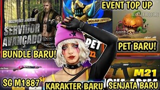 KULGAR‼BOCORAN EVENT TERBARU FREE FIRE,PET BARU,EVENT HALLOWEEN,SENJATA M21