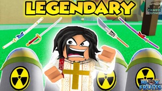 Using Legendary Swords in Factory Grinding |Bloxfruits