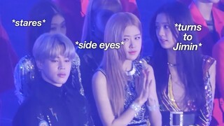 Blackpink and BTS interactions being a mess