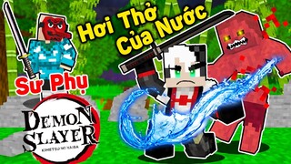 REDHOOD THỬ THÁCH 24 GIỜ SINH TỒN THANH GƯƠM DIỆT QUỶ TRONG MINECRAFT*REDHOOD LÀM THỢ SĂN QUỶ TẬP 1