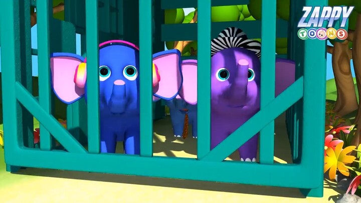 Ek Mota Hathi _ एक मोटा हाथी _ Hindi Rhymes for Kids