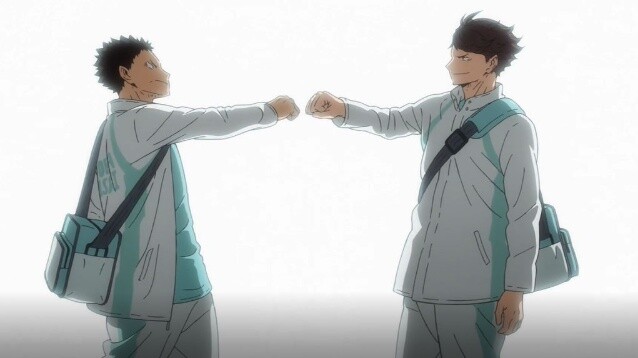 [Anime] [Haikyuu!!] Cảnh cắt của Oikawa và Iwaizumi