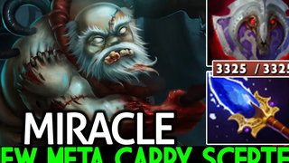 MIRACLE Pudge Meta Carry ใหม่พร้อม Scepter Raid Boss Dota 2