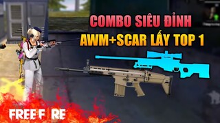 [Garena Free Fire] Combo cực dị - AWM+ SCAR lấy Top 1 Rank | TTD