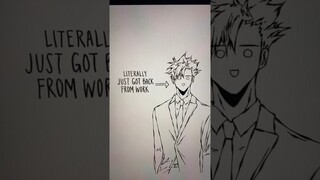 Poor Kuroo 🥺🤣🤣|| #haikyuu #anime #cute #tiktok #kuroo #kenma #kuroken #funny  [©®soboju]