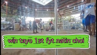 win 1st fyt natin mga choi ang 3rd fyt di pinalad mga choi😁😁😁