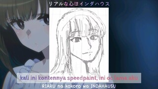 Membagikan speedpaint-ku dengan lagu anime yang chilling ✨ erudrawing kembali~