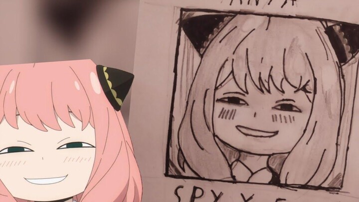 วิธีการวาด Anna จากอนิเมะ "Spy x Family" / meme
