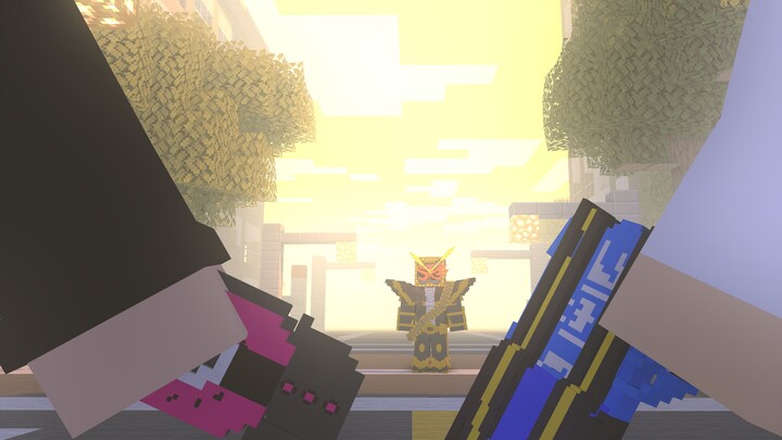 [Animasi Minecraft] Gunakan MC untuk memulihkan dekade Kamen Rider dan berakhir. Saya hanya pejalan 