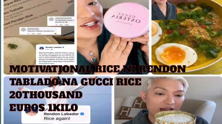 GUCCI RICE 20TH EURO PER KILO MOTIVATIONAL RICE NI RENDON TABLADO NA