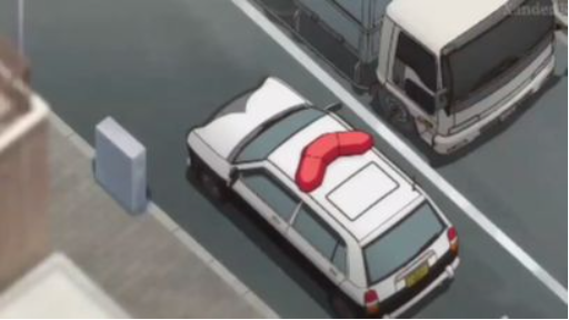 Shot on iPhone meme but it's anime