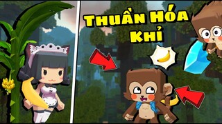 Mini world Cách thuần hóa khỉ và Làm Chuối mạ Vàng