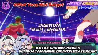 Niat Banget! Ini Dia Proses Pembuatan Anime Digimon Beatbreak Ges!