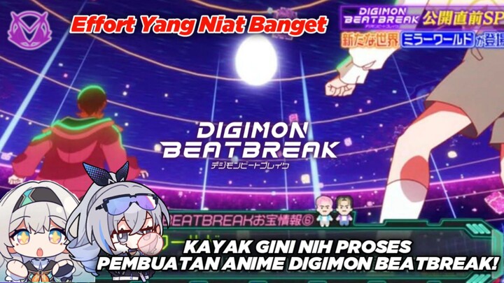 Niat Banget! Ini Dia Proses Pembuatan Anime Digimon Beatbreak Ges!