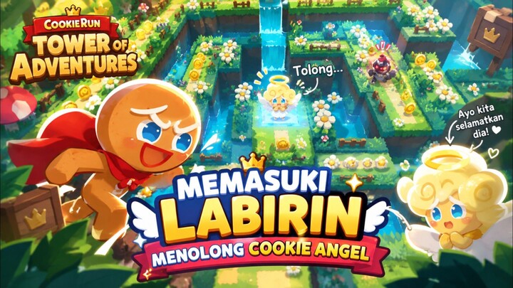 Memasuki Labirin Menolong cookie Angel