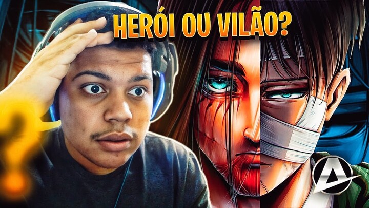 REACT ♪ Eren Yeager | O Sacrifício Do Vilão // ♪ Levi Ackerman | Minha Última Missão | AniRap